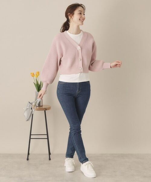 ITS'DEMO / イッツデモ カーディガン・ボレロ | 【手洗い可】アソートビジューボタンカーデ | 詳細7