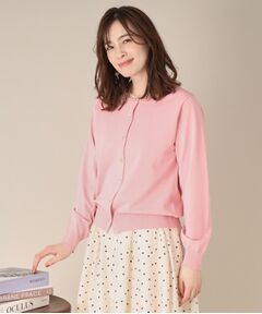 ITS'DEMO / イッツデモ カーディガン・ボレロ | 【縮みに強い／洗濯機OK／M・Lサイズ展開】クルーニットカーディガン