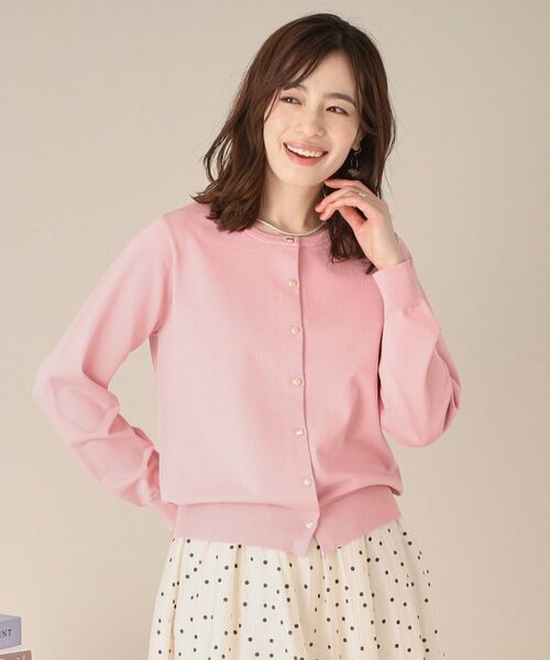 ITS'DEMO / イッツデモ カーディガン・ボレロ | 【縮みに強い／洗濯機OK／M・Lサイズ展開】クルーニットカーディガン | 詳細11