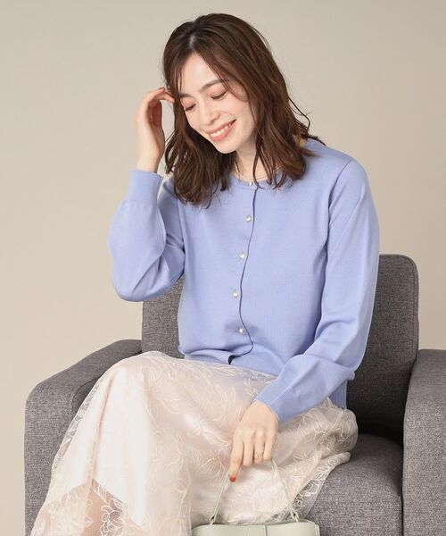 ITS'DEMO / イッツデモ カーディガン・ボレロ | 【縮みに強い／洗濯機OK／M・Lサイズ展開】クルーニットカーディガン | 詳細15