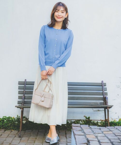 ITS'DEMO / イッツデモ カーディガン・ボレロ | 【縮みに強い／洗濯機OK／M・Lサイズ展開】クルーニットカーディガン | 詳細2