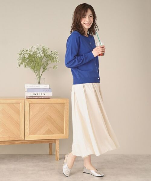 ITS'DEMO / イッツデモ カーディガン・ボレロ | 【縮みに強い／洗濯機OK／M・Lサイズ展開】クルーニットカーディガン | 詳細20