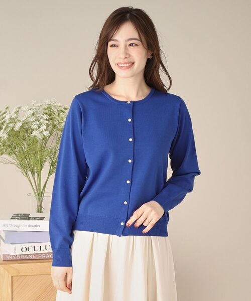 ITS'DEMO / イッツデモ カーディガン・ボレロ | 【縮みに強い／洗濯機OK／M・Lサイズ展開】クルーニットカーディガン | 詳細23