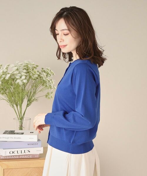 ITS'DEMO / イッツデモ カーディガン・ボレロ | 【縮みに強い／洗濯機OK／M・Lサイズ展開】クルーニットカーディガン | 詳細24