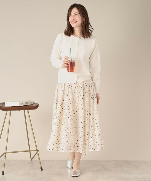 ITS'DEMO / イッツデモ カーディガン・ボレロ | 【縮みに強い／洗濯機OK／M・Lサイズ展開】クルーニットカーディガン | 詳細4