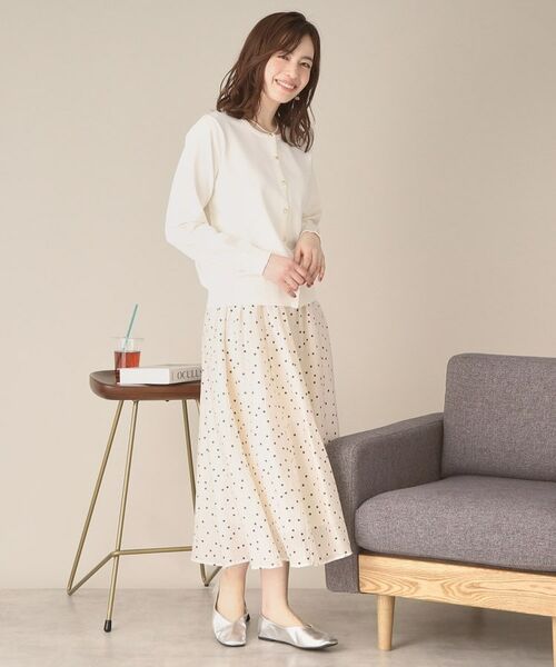 ITS'DEMO / イッツデモ カーディガン・ボレロ | 【縮みに強い／洗濯機OK／M・Lサイズ展開】クルーニットカーディガン | 詳細5