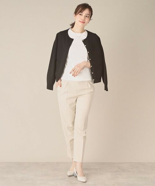 ITS'DEMO / イッツデモ カーディガン・ボレロ | 【縮みに強い／洗濯機OK／M・Lサイズ展開】クルーニットカーディガン | 詳細9