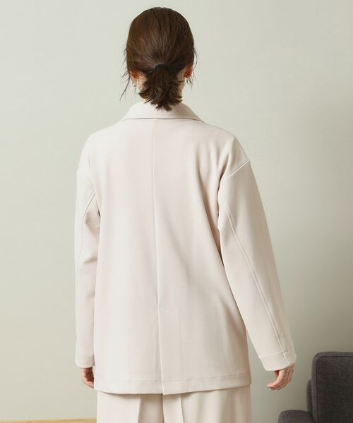 ITS'DEMO / イッツデモ テーラードジャケット | 【洗濯機OK／吸水速乾／UVカット】カットジョーゼットジャケット | 詳細14