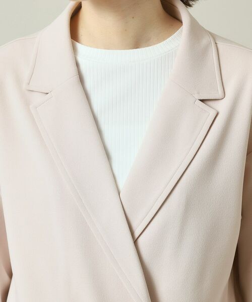 ITS'DEMO / イッツデモ テーラードジャケット | 【洗濯機OK／吸水速乾／UVカット】カットジョーゼットジャケット | 詳細15