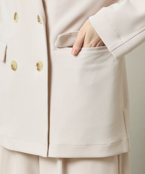 ITS'DEMO / イッツデモ テーラードジャケット | 【洗濯機OK／吸水速乾／UVカット】カットジョーゼットジャケット | 詳細17