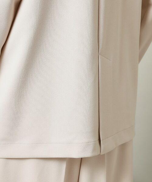 ITS'DEMO / イッツデモ テーラードジャケット | 【洗濯機OK／吸水速乾／UVカット】カットジョーゼットジャケット | 詳細18