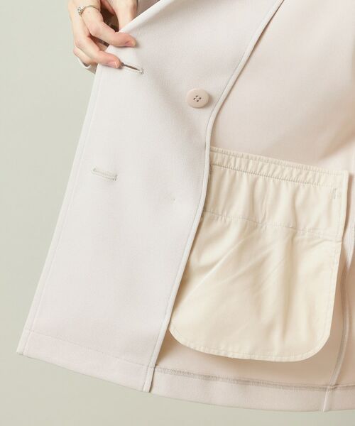 ITS'DEMO / イッツデモ テーラードジャケット | 【洗濯機OK／吸水速乾／UVカット】カットジョーゼットジャケット | 詳細19