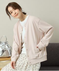 ITS'DEMO / イッツデモ レザーブルゾン・ジャケット | 【洗濯機OK／吸水速乾／UVカット】カットジョーゼットブルゾン