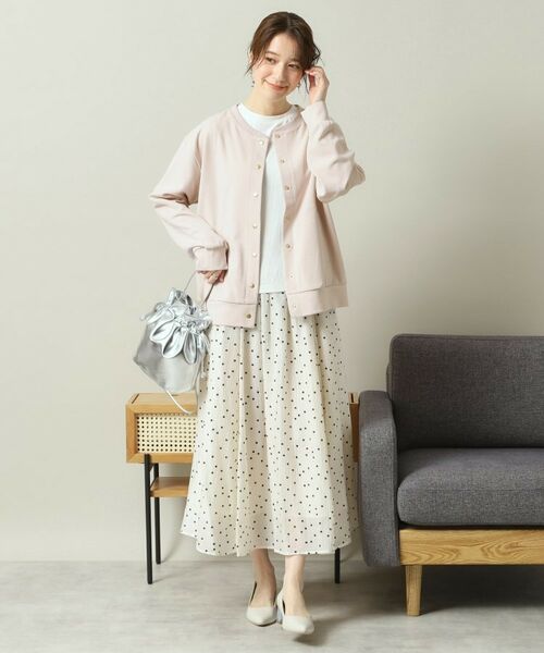 ITS'DEMO / イッツデモ レザーブルゾン・ジャケット | 【洗濯機OK／吸水速乾／UVカット】カットジョーゼットブルゾン | 詳細10