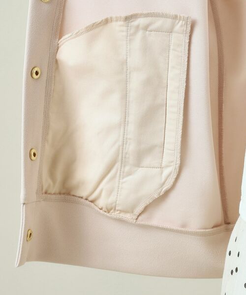 ITS'DEMO / イッツデモ レザーブルゾン・ジャケット | 【洗濯機OK／吸水速乾／UVカット】カットジョーゼットブルゾン | 詳細11