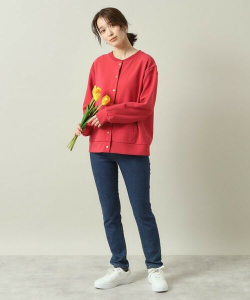 ITS'DEMO / イッツデモ レザーブルゾン・ジャケット | 【洗濯機OK／吸水速乾／UVカット】カットジョーゼットブルゾン | 詳細15