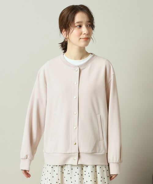 ITS'DEMO / イッツデモ レザーブルゾン・ジャケット | 【洗濯機OK／吸水速乾／UVカット】カットジョーゼットブルゾン | 詳細18