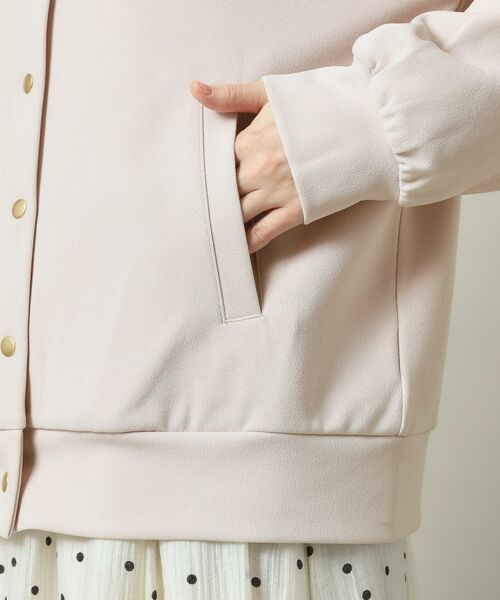 ITS'DEMO / イッツデモ レザーブルゾン・ジャケット | 【洗濯機OK／吸水速乾／UVカット】カットジョーゼットブルゾン | 詳細23