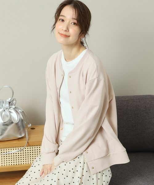 ITS'DEMO / イッツデモ レザーブルゾン・ジャケット | 【洗濯機OK／吸水速乾／UVカット】カットジョーゼットブルゾン | 詳細8