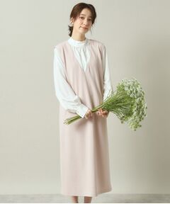 ITS'DEMO / イッツデモ ロング・マキシ丈ワンピース | 【洗濯機OK／吸水速乾／UVカット】カットジョーゼットジャンスカ