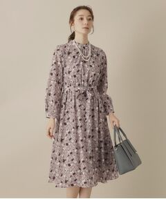 ITS'DEMO / イッツデモ ミニ丈・ひざ丈ワンピース | 【手洗い可／ウエストゴム】ハートプリントワンピース