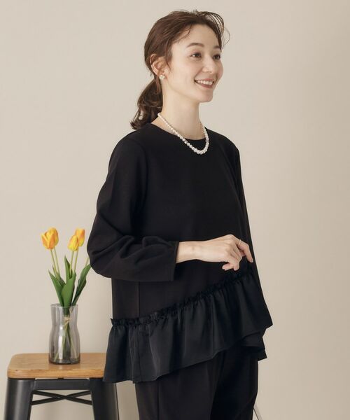 ITS'DEMO / イッツデモ シャツ・ブラウス | 【通勤／手洗い可】カットジョーゼットブラウス | 詳細1