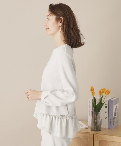 ITS'DEMO / イッツデモ シャツ・ブラウス | 【通勤／手洗い可】カットジョーゼットブラウス | 詳細14