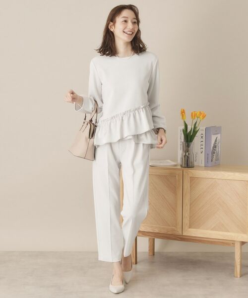 ITS'DEMO / イッツデモ シャツ・ブラウス | 【通勤／手洗い可】カットジョーゼットブラウス | 詳細6