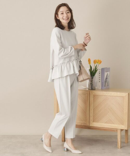 ITS'DEMO / イッツデモ シャツ・ブラウス | 【通勤／手洗い可】カットジョーゼットブラウス | 詳細7