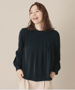 ITS'DEMO / イッツデモ シャツ・ブラウス | 【通勤／手洗い可】タックブラウス