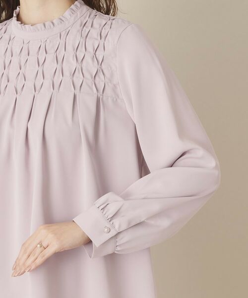 ITS'DEMO / イッツデモ シャツ・ブラウス | 【通勤／手洗い可】タックブラウス | 詳細18