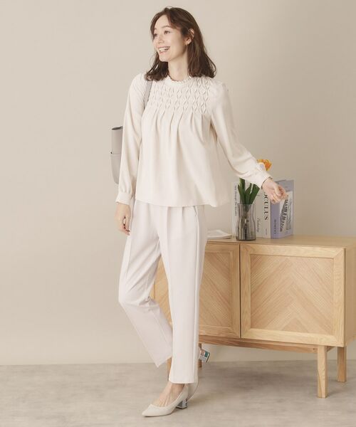 ITS'DEMO / イッツデモ シャツ・ブラウス | 【通勤／手洗い可】タックブラウス | 詳細3