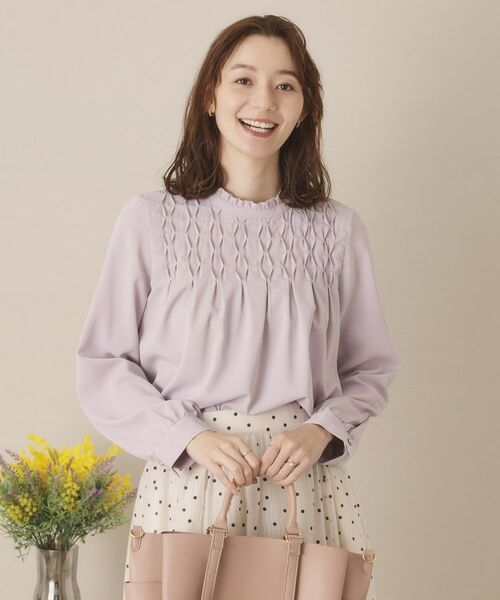 ITS'DEMO / イッツデモ シャツ・ブラウス | 【通勤／手洗い可】タックブラウス | 詳細5