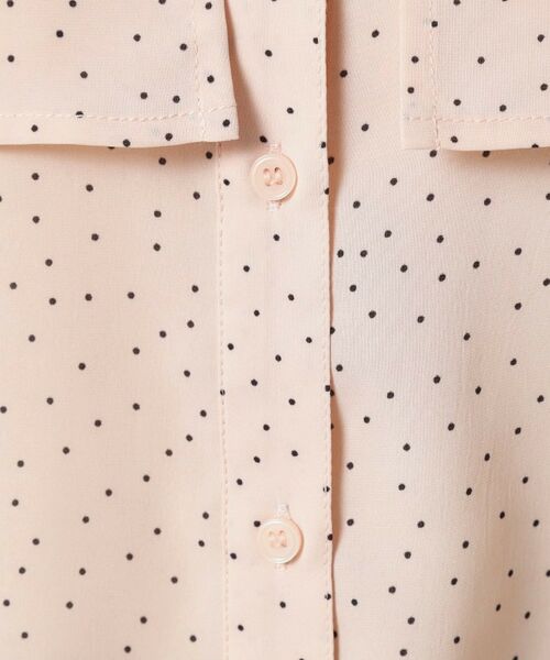 ITS'DEMO / イッツデモ シャツ・ブラウス | 【手洗い可】ケープフリルドットブラウス | 詳細12