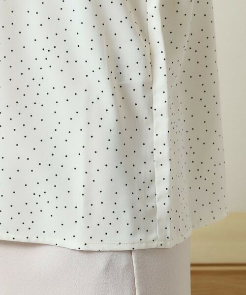 ITS'DEMO / イッツデモ シャツ・ブラウス | 【手洗い可】ケープフリルドットブラウス | 詳細19