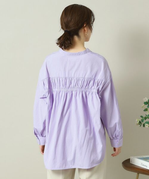 ITS'DEMO / イッツデモ シャツ・ブラウス | 【手洗い可／通勤】バックギャザーブラウス | 詳細21