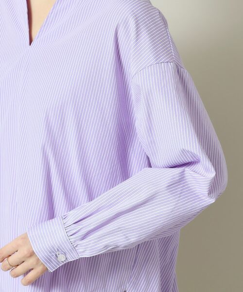 ITS'DEMO / イッツデモ シャツ・ブラウス | 【手洗い可／通勤】バックギャザーブラウス | 詳細23