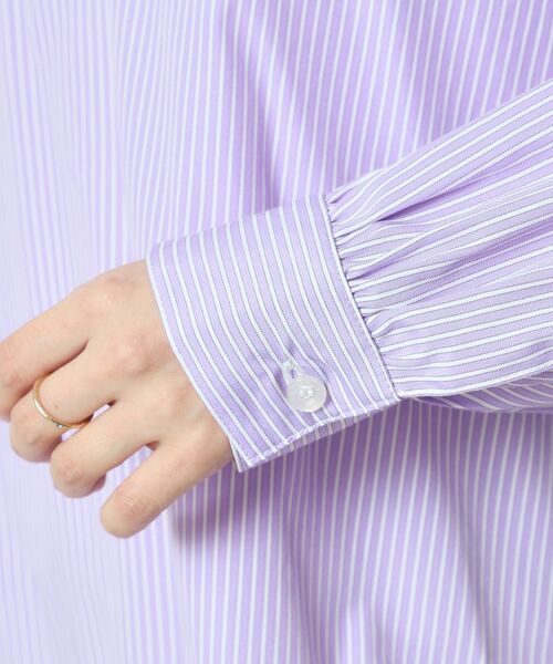 ITS'DEMO / イッツデモ シャツ・ブラウス | 【手洗い可／通勤】バックギャザーブラウス | 詳細24