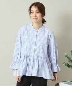 ITS'DEMO / イッツデモ シャツ・ブラウス | 【手洗い可／通勤】ペプラムブラウス