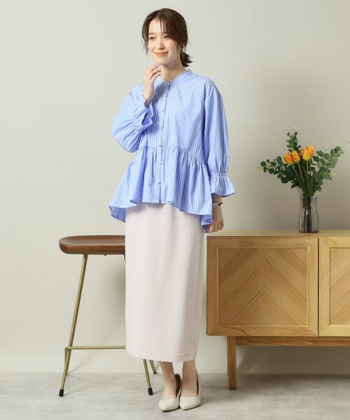 ITS'DEMO / イッツデモ シャツ・ブラウス | 【手洗い可／通勤】ペプラムブラウス | 詳細13