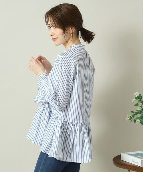 ITS'DEMO / イッツデモ シャツ・ブラウス | 【手洗い可／通勤】ペプラムブラウス | 詳細16