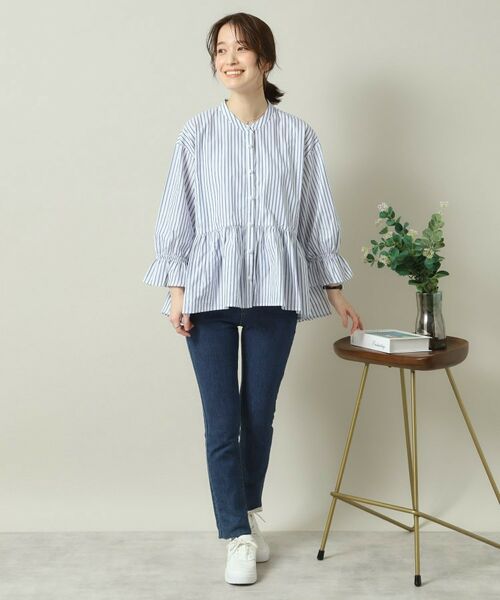 ITS'DEMO / イッツデモ シャツ・ブラウス | 【手洗い可／通勤】ペプラムブラウス | 詳細17