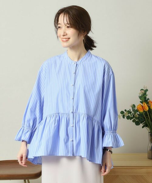 ITS'DEMO / イッツデモ シャツ・ブラウス | 【手洗い可／通勤】ペプラムブラウス | 詳細19