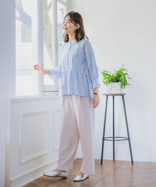 ITS'DEMO / イッツデモ シャツ・ブラウス | 【手洗い可／通勤】ペプラムブラウス | 詳細2