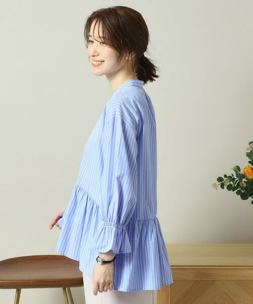 ITS'DEMO / イッツデモ シャツ・ブラウス | 【手洗い可／通勤】ペプラムブラウス | 詳細20