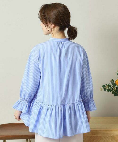 ITS'DEMO / イッツデモ シャツ・ブラウス | 【手洗い可／通勤】ペプラムブラウス | 詳細21