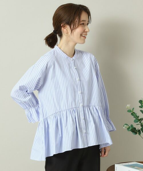 ITS'DEMO / イッツデモ シャツ・ブラウス | 【手洗い可／通勤】ペプラムブラウス | 詳細3