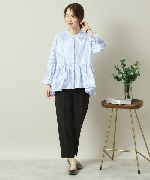 ITS'DEMO / イッツデモ シャツ・ブラウス | 【手洗い可／通勤】ペプラムブラウス | 詳細5