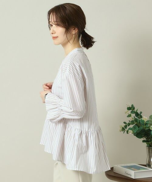 ITS'DEMO / イッツデモ シャツ・ブラウス | 【手洗い可／通勤】ペプラムブラウス | 詳細7