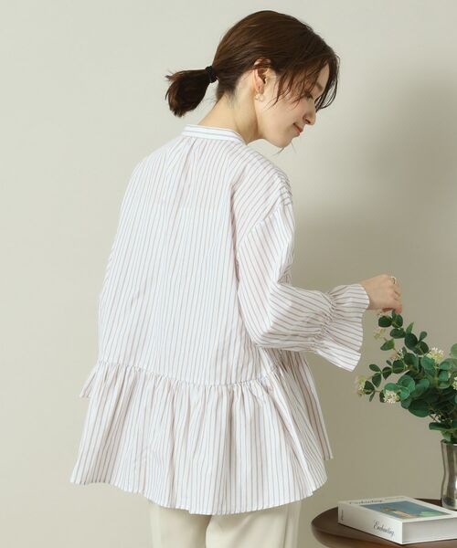 ITS'DEMO / イッツデモ シャツ・ブラウス | 【手洗い可／通勤】ペプラムブラウス | 詳細8